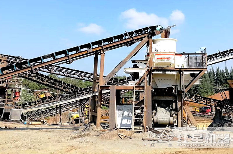 制砂機(jī)成品粒型好，成品多用于建筑工程，道路基建